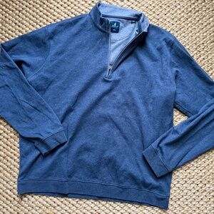 johnnie-O Quarter Zip XL Blue